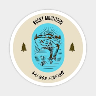 Rocky Mountain Salmon Fishing - Blue Magnet